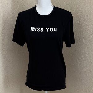 Hiro Clark Miss You TShirt XS Black